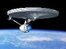 Enterprise in orbit