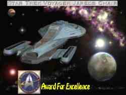Star Trek Voyager Jareds Chair Award for Excellence